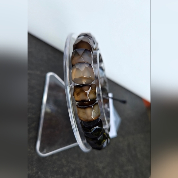 Chico's Brown and Black Beaded Bracelet - Picture 5 of 16